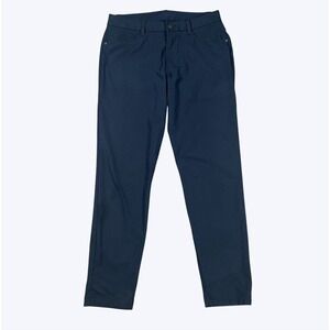 Lululemon Pants Mens 28x27 Navy Performance Casual Slim Fit ABC Warpstreme EUC